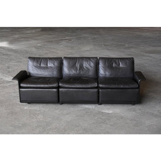Vintage Three-Seater Sofa by Dieter Rams for Vitsoe, Germany, 1990s, in Flawless conditions. Designed 1990 to 1999 This...
