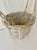 Art Nouveau Vintage Rattan Unique Hanging Basket For Sale - Image 3 of 13