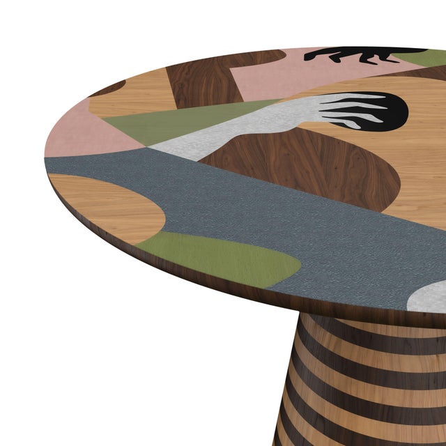 Kol Aj Dining Table by Malabar For Sale - Image 4 of 12