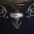 Late 19th Century Victorian Brass, Bronze & Crystal Chandelier With Peachblow Hobnail Glass Shade For Sale - Image 10 of 17