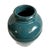 Asian Antique Vintage Turquoise Blue Java Vase For Sale - Image 3 of 7