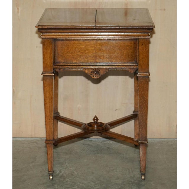 Antique Victorian Drinks Table, 1860 For Sale - Image 3 of 18