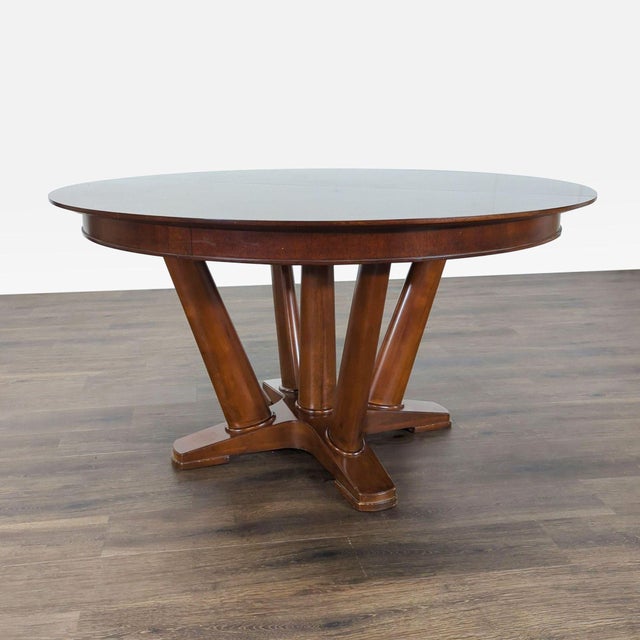 Traditional Mitchell Gold + Bob Williams Wood Dining Table For Sale - Image 3 of 6