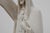 Cream Christ King in Our Home Plaster Statue, Belgium, 1920 For Sale - Image 8 of 12