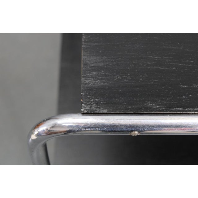 Bauhaus Model B12 Tubular Console Table attributed to Marcel Breuer, Former Czechoslovakia, 1930s For Sale - Image 10 of 18