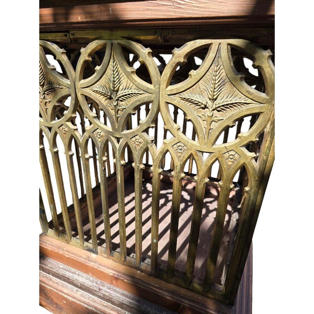 19th Century Neo-Gothic Pedestal, 1890s For Sale - Image 12 of 18