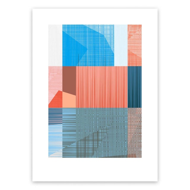 Contemporary Abstract New Media Art Print "Straec #28" Luuk De Haan For Sale