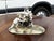 Porcelain Group of Nude Putti & the Goat Amalthea on Wooden Display Stand For Sale - Image 11 of 16