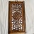 Antique Hand Carved Wood Wall Pierced Fretwork Panel With Figural Central Medallion For Sale - Image 9 of 18