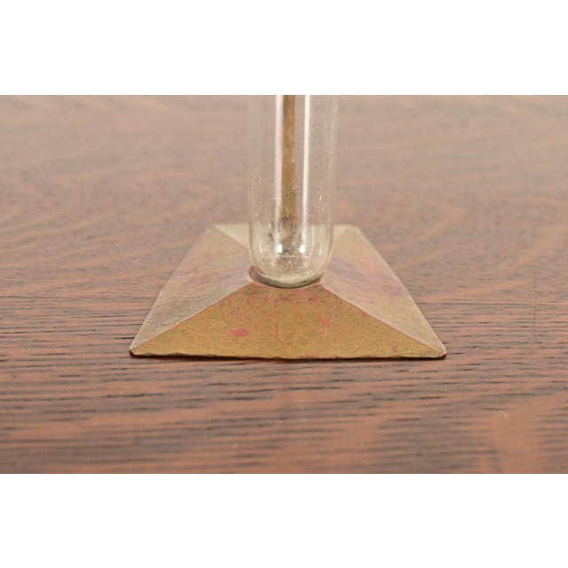 Roycroft Arts & Crafts Hammered Brass Over Copper Bud Vase, Circa 1920s For Sale In South Bend - Image 6 of 12