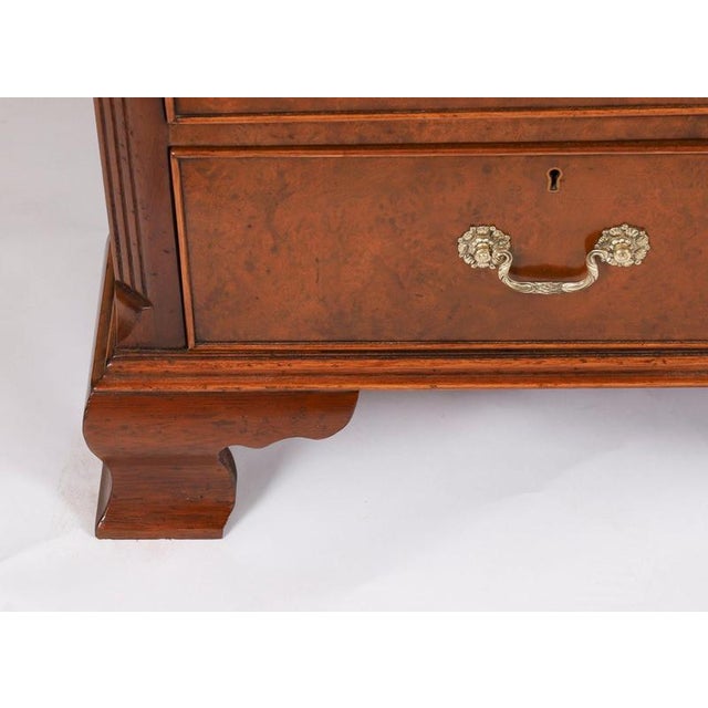 Antique Victorian Burr Walnut Partners Pedestal Desk, 1900s For Sale - Image 18 of 18