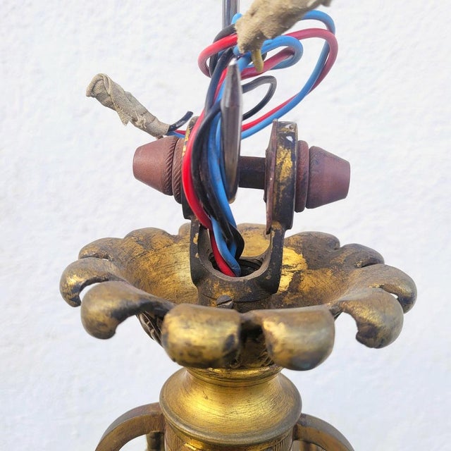 Bronze and Crystal Hot Air Balloon Chandelier, 2000 For Sale - Image 4 of 15