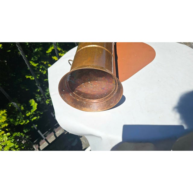 1920s Art Deco Copper Umbrella Stand, 1920s For Sale - Image 5 of 6