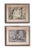 Large Vintage Gauche Paintings Roderic Montagu - A Pair For Sale - Image 9 of 9