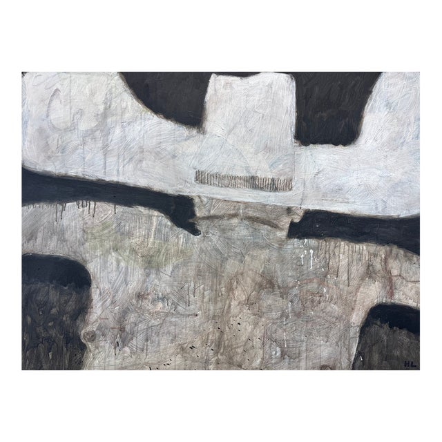 "Tidal Locking" - Original Western Painting by Hank Lumen For Sale