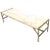 Brass Frame Marble Top Rectangular Coffee Table McCobb Attributed For Sale - Image 12 of 12