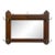 Antique Dark Oak Gothic Revival Hall Mirror With Brass Hooks For Sale