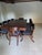 Vintage Klismos Style Solid Walnut Dining Chairs - Set of 10 For Sale - Image 13 of 17