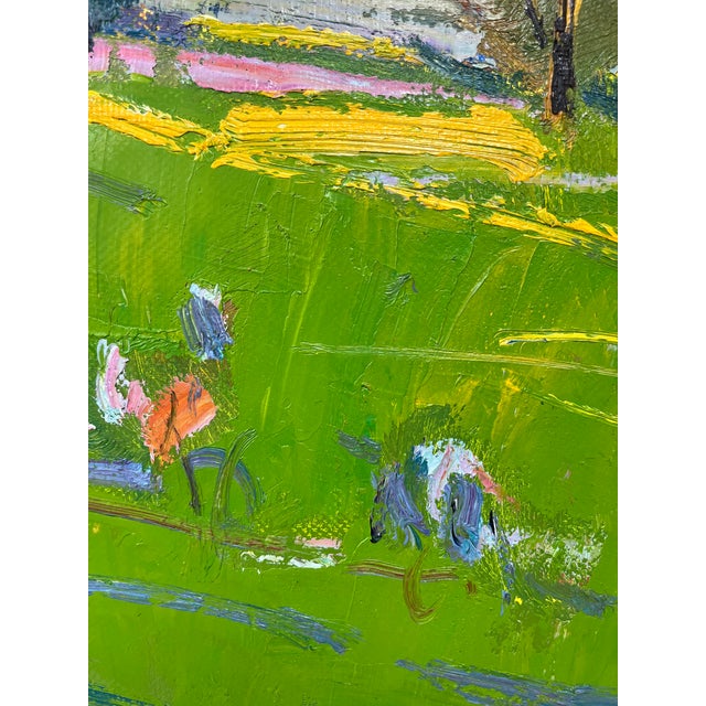 Impressionistic Landscape Original Oil Painting For Sale - Image 12 of 12