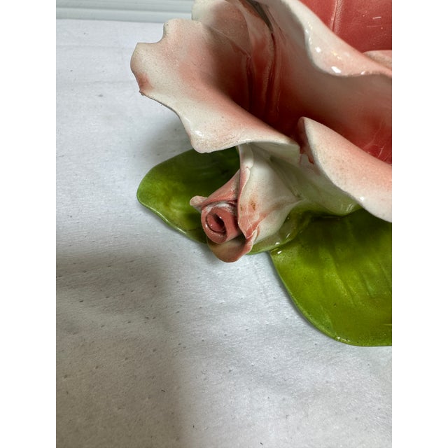 Capodimonte Blooming Flower Candle Holders, Set of Three For Sale - Image 12 of 12