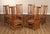 High Quality American Made Set Of Six Stickley Mission Style Dining Chairs Featuring Vertical Spindle Backs And Solid Oak...