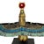 1990s Hand Painted Resin Egyptian Goddess Tabletop Sculpture of Winged Deity Isis For Sale - Image 9 of 9