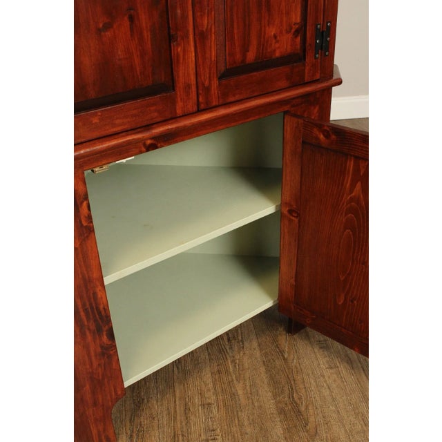Custom Quality Pine Corner Cupboard For Sale In Philadelphia - Image 6 of 12