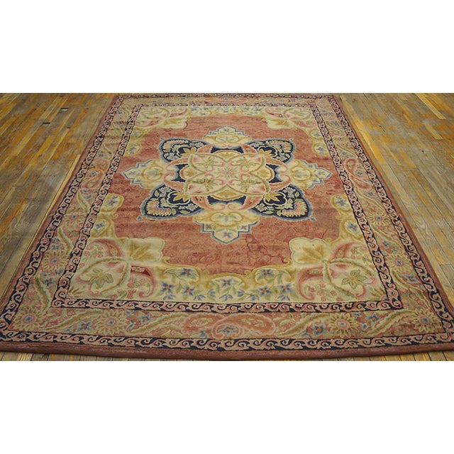 Antique American hooked rug, size: 6'0" x 8'0". 1920s American Hooked Hallway Runner Antique Wool Rug, Country of Origin:...