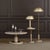 Aimee Kurzner designed the Miles Floor Lamp; the travertine lamp inspired by other pieces with the same name. The mid-...
