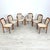 Dimensions: H 33.5” x W 17” x SD 17” x SH 19” Armchair - W 22” Set of 6 Scandinavian dining chairs, manner of Dyrlund,...