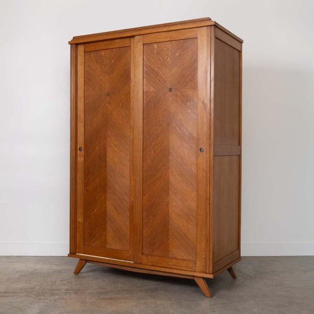 1930s French Art Deco Armoire For Sale In Los Angeles - Image 6 of 16