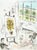 Marc Chagall (1887-1985) The Painter in His Studio Original color poster On poster paper, 41 x 75 cm (approx. 16 x 30...
