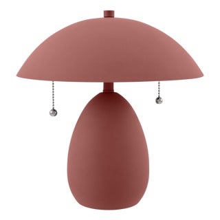 Umberis Accent Table Lamp Dark Red For Sale
