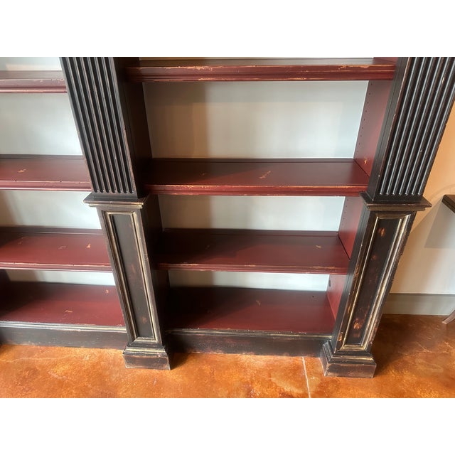 Habersham Furniture Habersham Double Wall Bookcase For Sale - Image 4 of 8