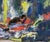 Paint Bay Area Abstract Expressionist Fauvist Oil on Paper Honora Berg Berkeley 1959 by Honora Berg For Sale - Image 7 of 9
