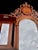 1990s Pierced Carved Wood Multi Shelf Wall with Central Arched Mirror For Sale - Image 15 of 16