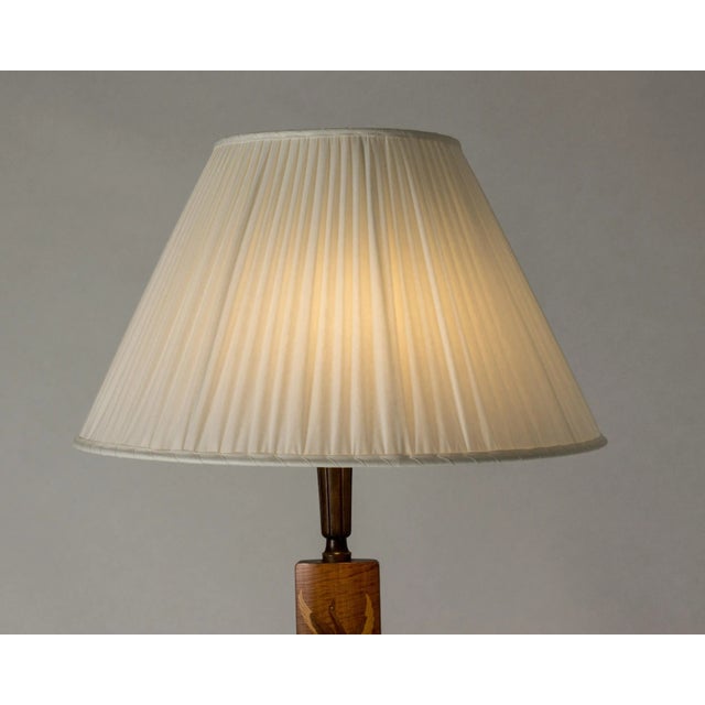 Swedish Modern Floor Lamp from Mjölby Intarsia, 1930s For Sale - Image 9 of 12