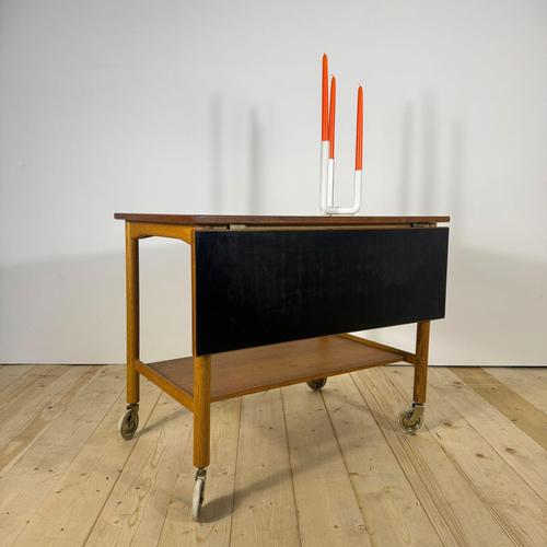 Vintage Trolley in Wood, 1960s For Sale - Image 10 of 10