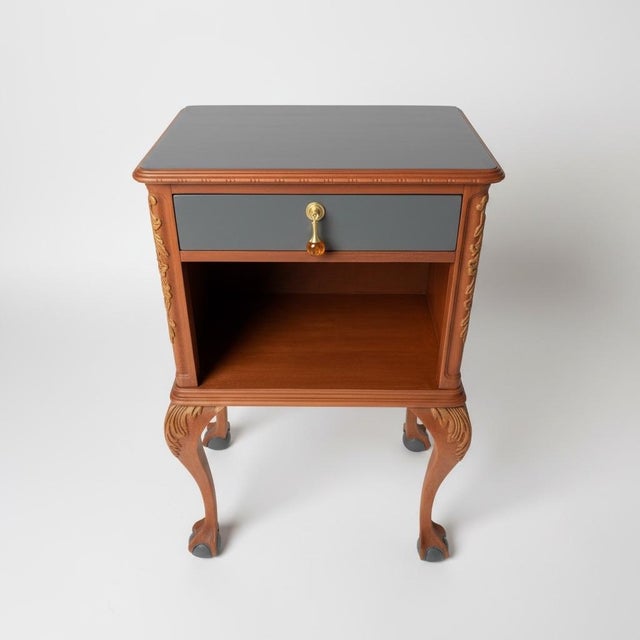 1960s Mid-Century French Louis XV Table - Certified Mahogany For Sale - Image 5 of 5