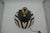 Late 20th Century Black & Ivory Geometric Chulucanas Pottery Center Eye Modern Vase Lamp For Sale In Wichita - Image 6 of 7
