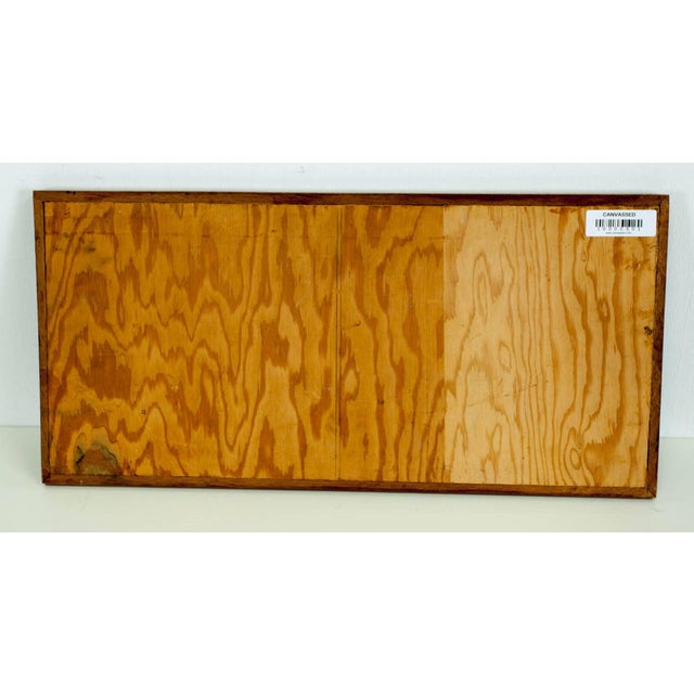 Contemporary David Holleman, Rare Vintage Judaica Tile Mosaic with Sgraffito Hebrew Calligraphy, c. mid to late 1900's For Sale - Image 3 of 4