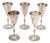 Silver Champagne Glasses, Set of 5 For Sale