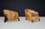 Patinated Leather Armchairs attributed to Bart van Bekhoven, Netherlands, 1970s, Set of 2 For Sale - Image 3 of 18
