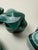 Green White Mouth-Blown Glass Dressing Table Set, 1950s, Set of 5 For Sale - Image 4 of 16