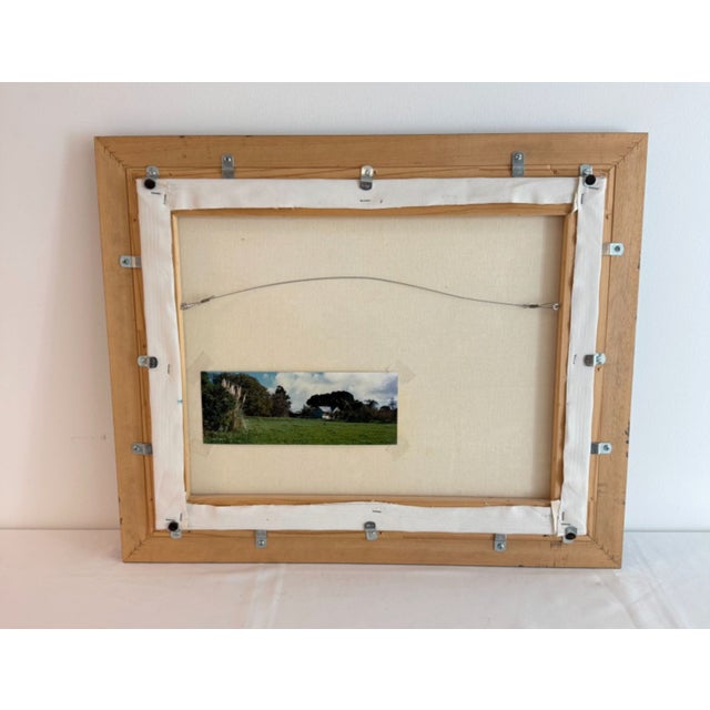 E. Papps Original Oil Painting Cottage in the Field – Signed For Sale - Image 12 of 12