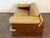 Vintage 1980’s Italian and Walnut Sculptural Leather Loveseat For Sale - Image 14 of 18