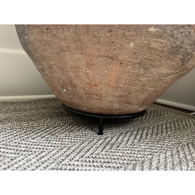 Ceramic Sago Storage Jar by Iatmul Artist From Papua New Guinea For Sale - Image 7 of 8