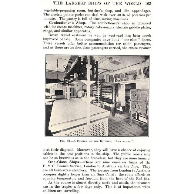 "The Largest Ships of the World" 1926 Wilson, v.s. Fellowes For Sale - Image 9 of 12