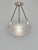 1930s 1930s French Art Deco Jamain and Frontisi Frosted Glass and Nickeled Bronze Chandelier For Sale - Image 5 of 10