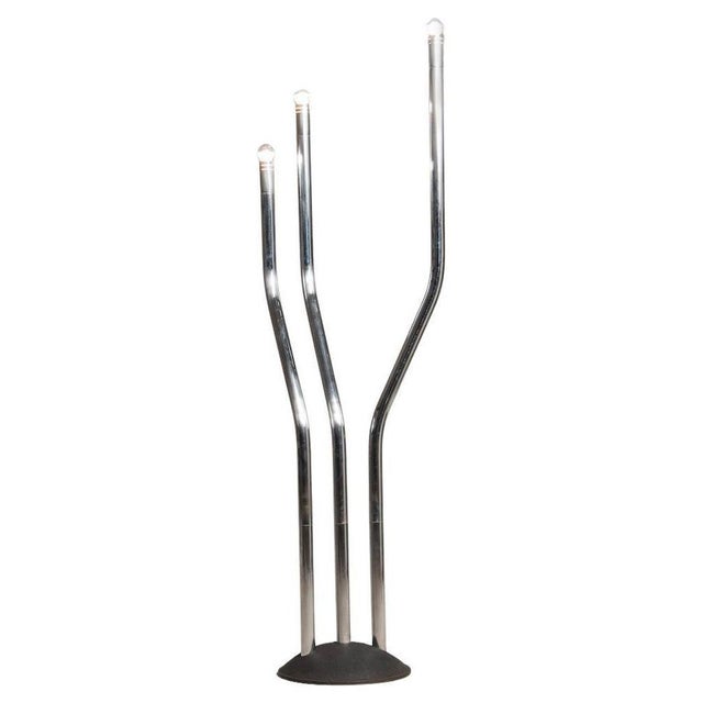 Adjustable Floor Lamp in Chrome and Steel by Reggiani, 1970s For Sale - Image 18 of 18